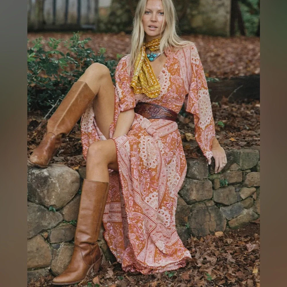 Chasing Unicorns Alabama Getaway Maxi Caftan Dress - Picture 7 of 11